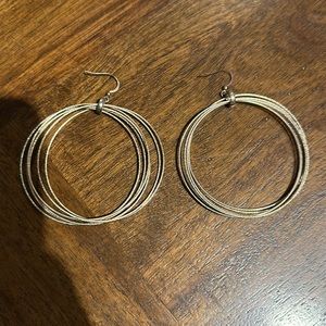 Gold Large Hoop earrings